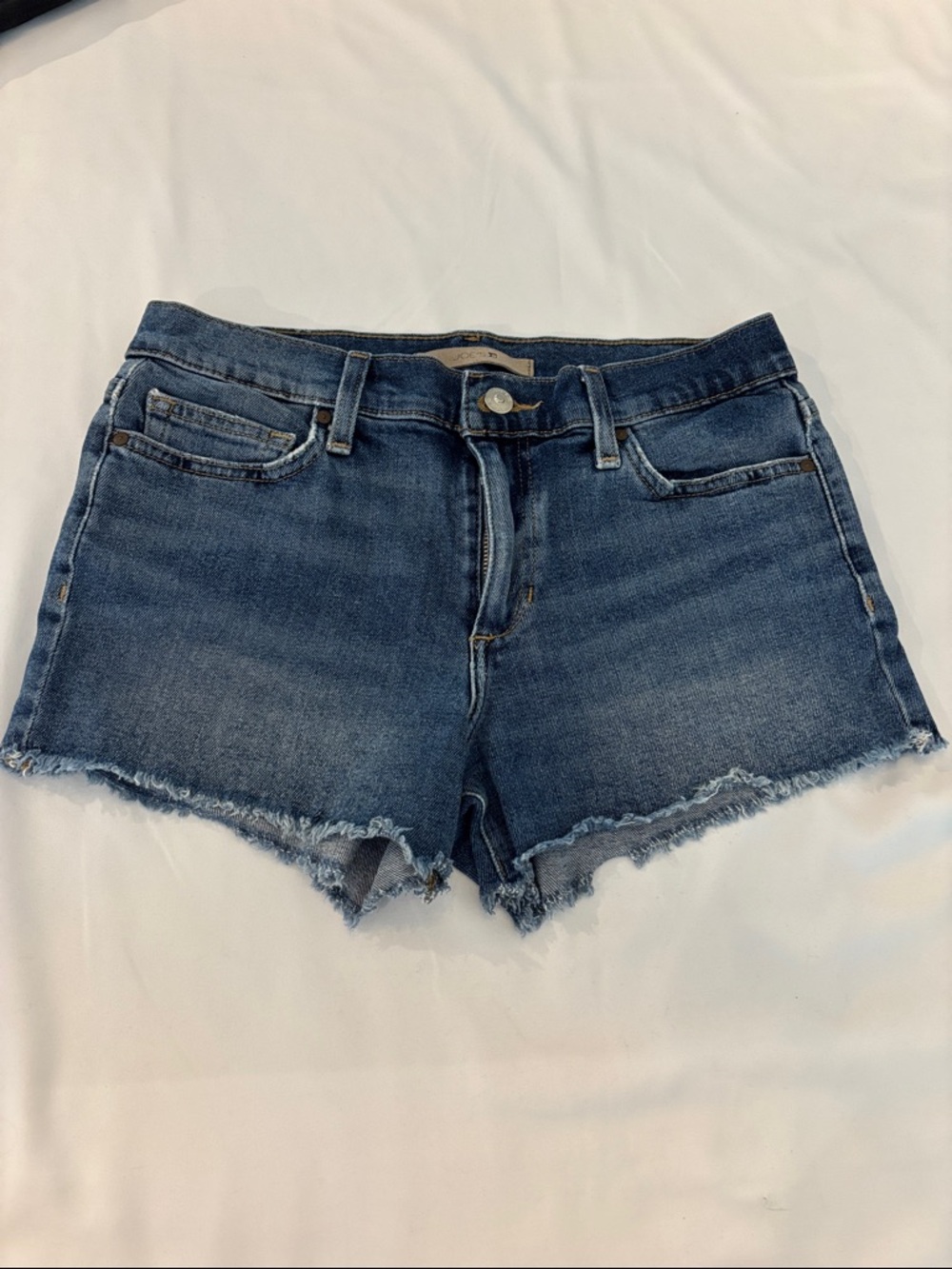 Joe's Women’s Cut-Off Frayed Jean Shorts. Size W27